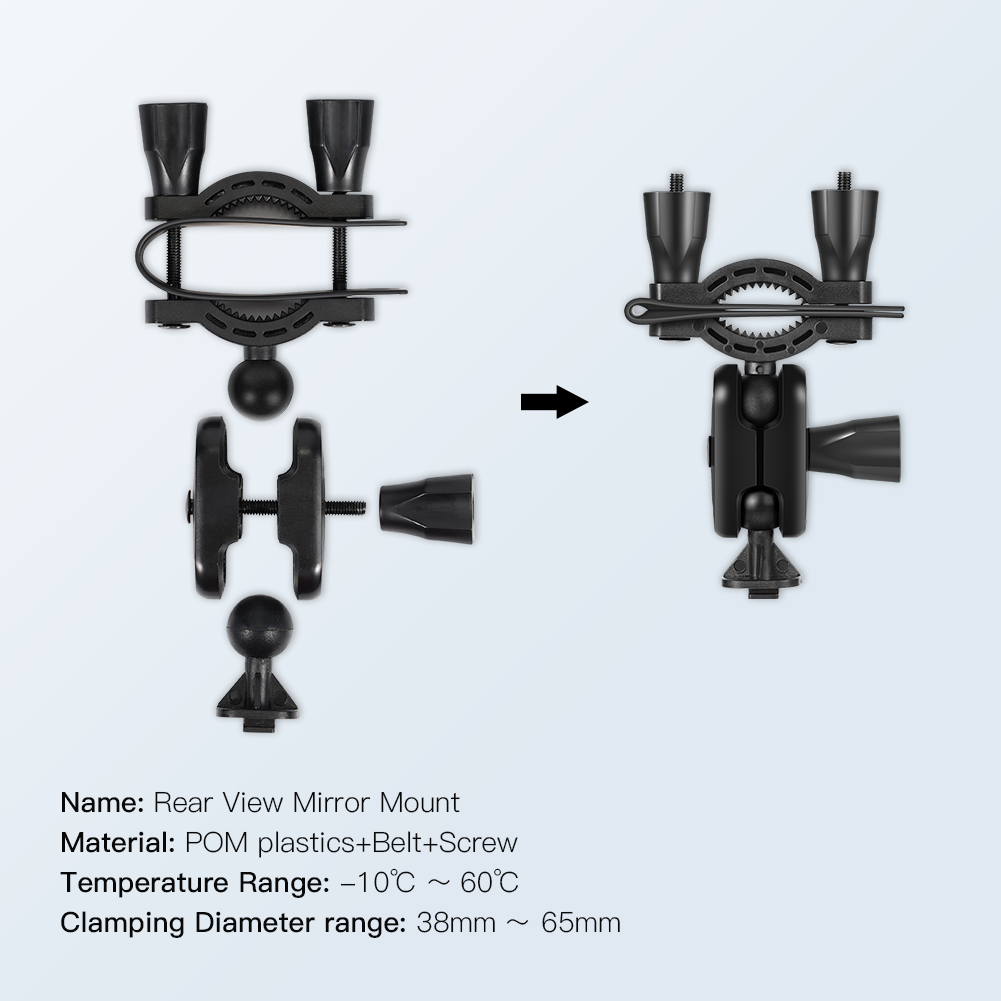 apeman Dash Cam Mirror Mount Kit CM20