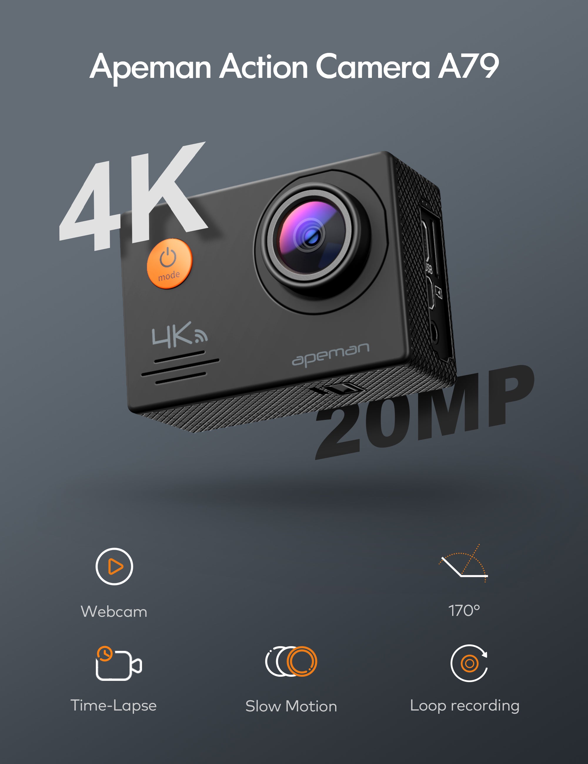 apeman A79 Action-Kamera